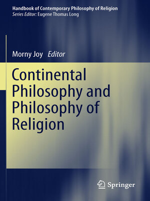 cover image of Continental Philosophy and Philosophy of Religion